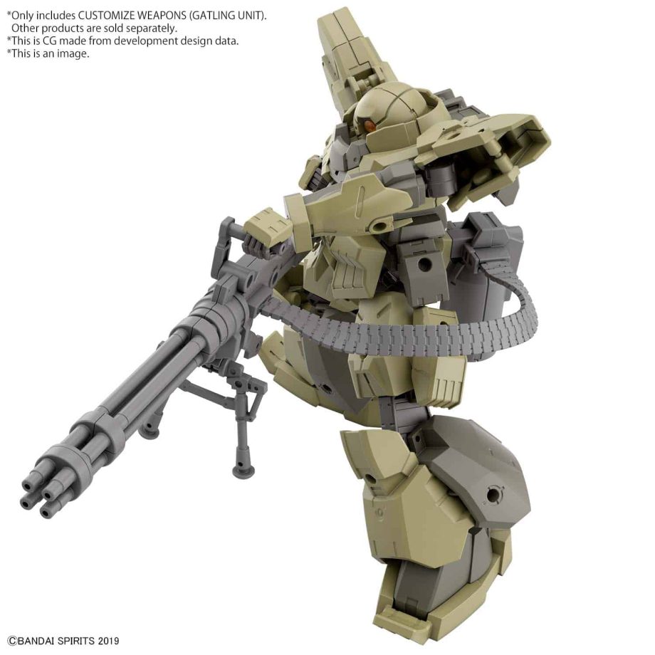 Customize Weapons Gatling Unit Pose 3