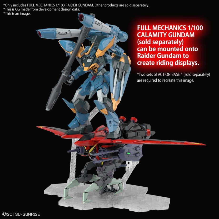 1/100 Full Mechanics Raider Gundam Pose 10