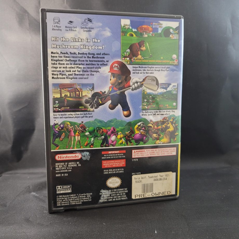 Mario Golf Toadstool Tour [Player's Choice] | GameCube