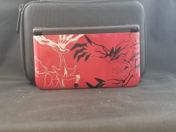 Nintendo 3DS XL Pokemon X & Y Red Limited Edition System Pose 1
