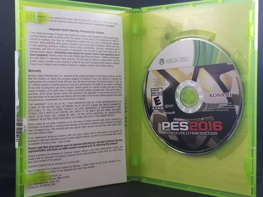 Pro Evolution Soccer 2016 Disc