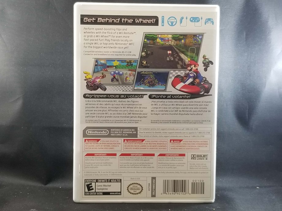 Mario Kart Wii Back
