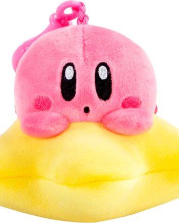 Kirby Warp Star Kirby Plush Keychain