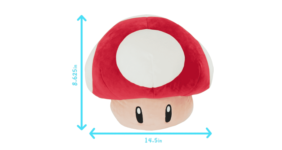 Mario Kart Mega Mushroom Plush Pose 2