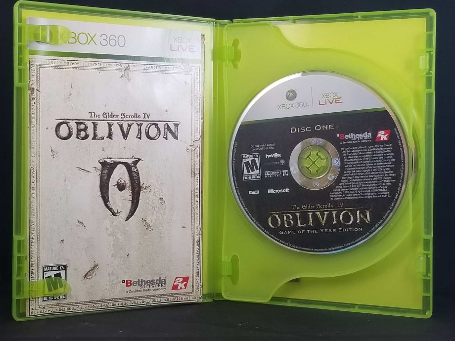 Elder Scrolls IV Oblivion Game Of The Year Edition Disc 1