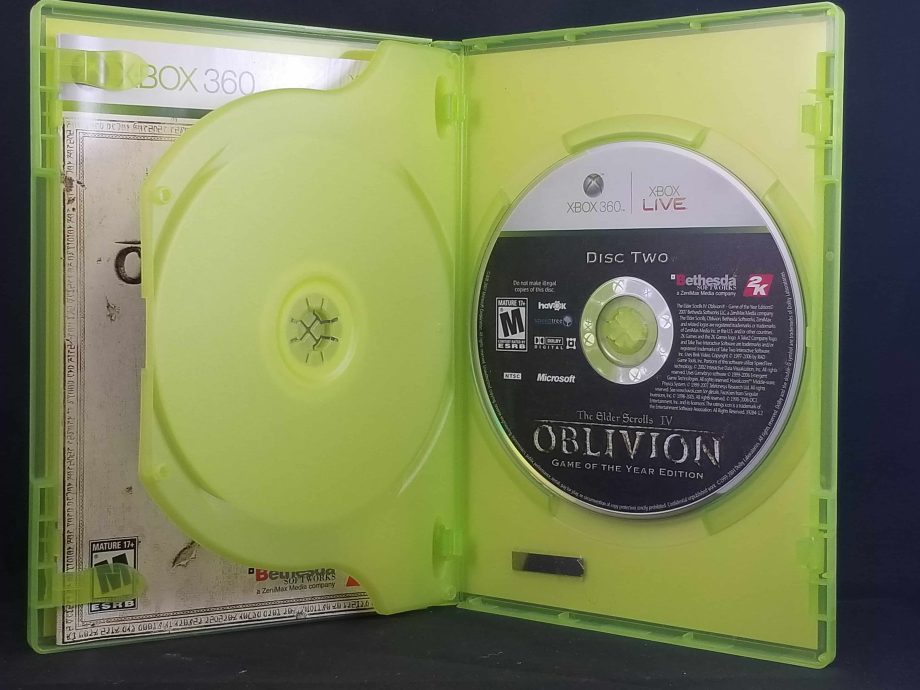 Elder Scrolls IV Oblivion Game Of The Year Edition Disc 2
