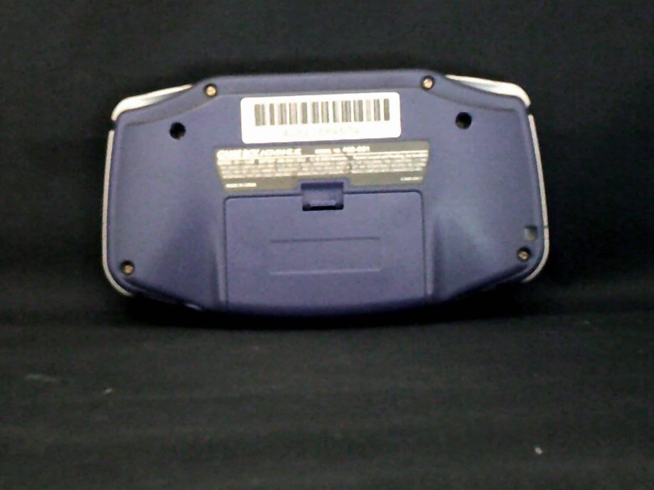 Game Boy Advance Purple Back