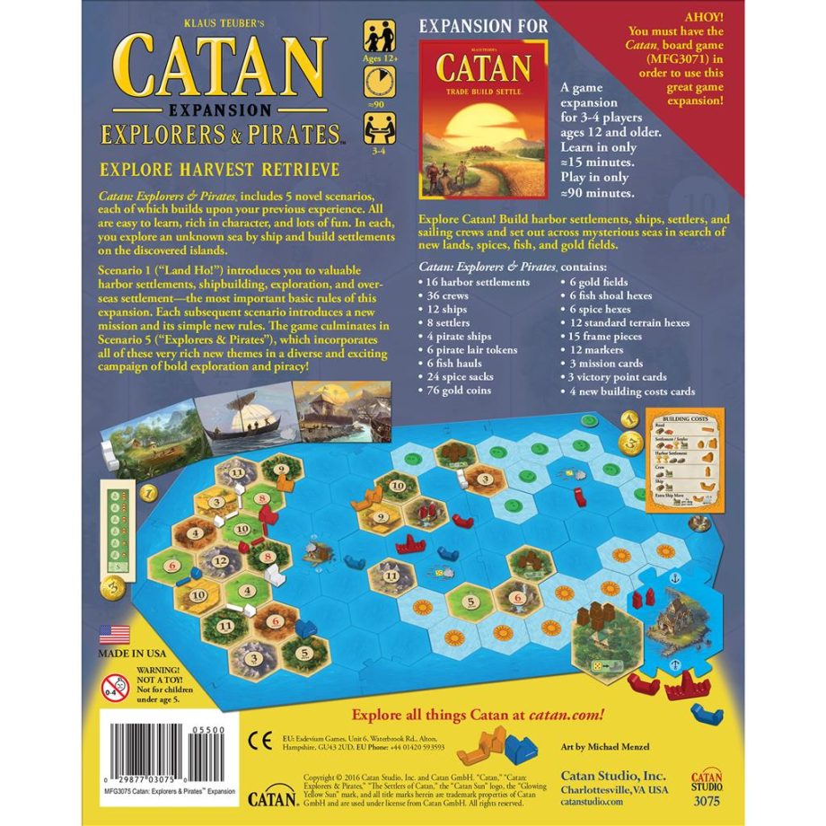 Catan Expansion Explorers & Pirates Pose 2