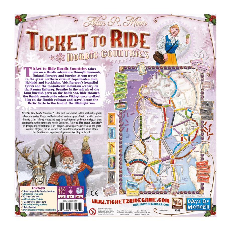 Ticket To Ride Nordic Countries Pose 2