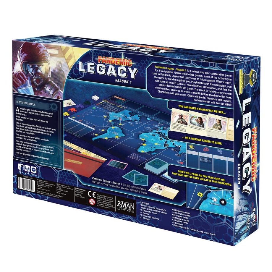 Pandemic Legacy Season 1 Blue Edition Pose 2