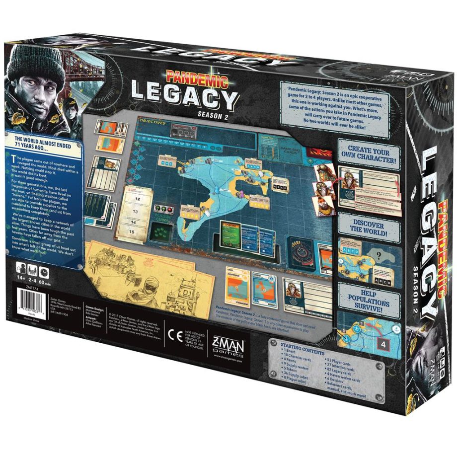 Pandemic Legacy Season 2 Black Edition Pose 2