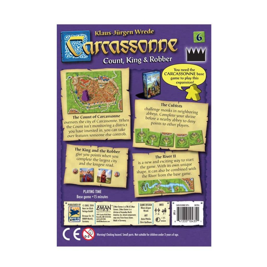 Carcassonne Expansion 6 Count King & Robber Pose 2