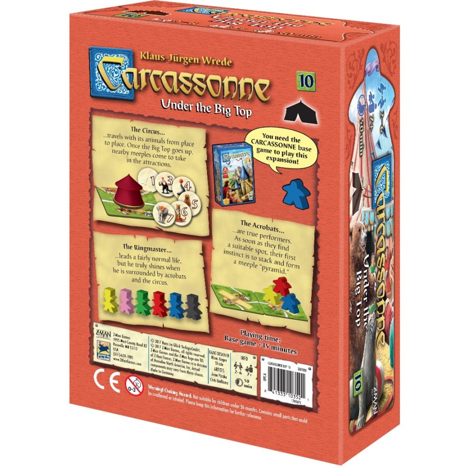 Carcassonne Expansion 10 Under The Big Top Pose 2