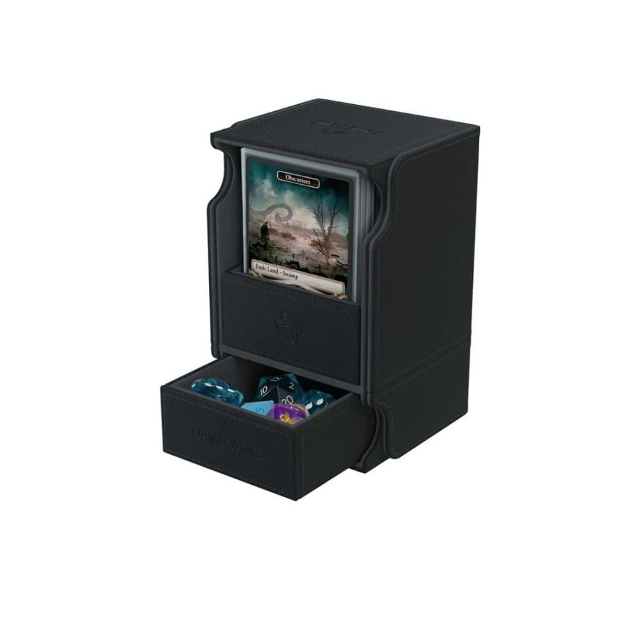 Gamegenic Watchtower Deck Box 100Plus Black Pose 3