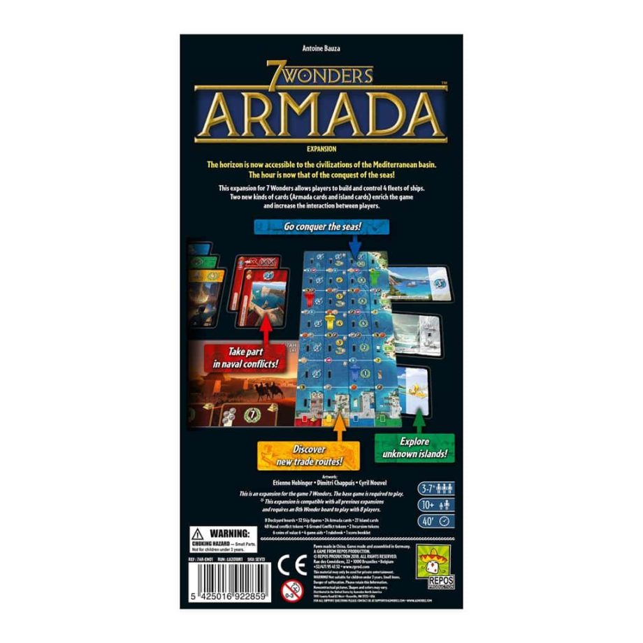 7 Wonders Armada Expansion Pose 3