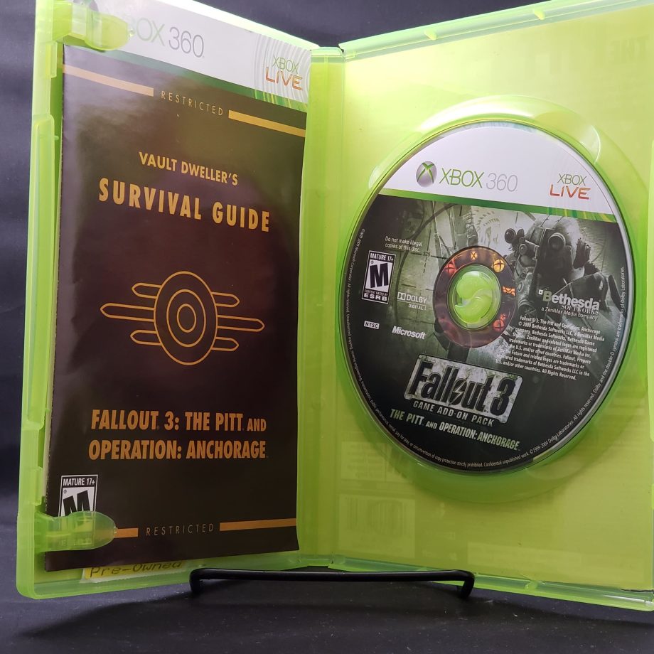 Fallout 3 Add-On The Pitt And Operation Anchorage Disc
