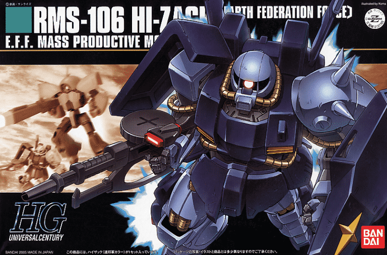 Gundam Universal Century 1/144 High Grade Hi-Zack Earth Federation