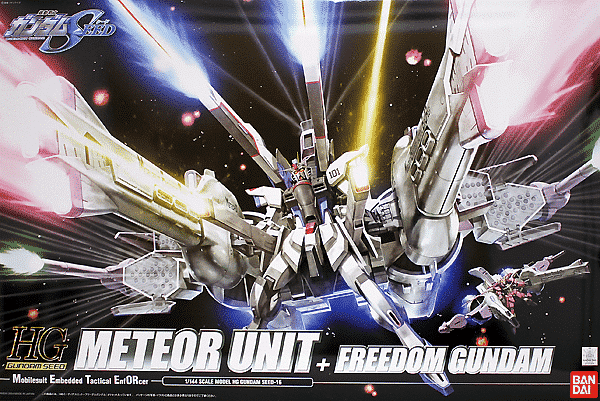 Gundam Seed 1/144 High Grade Meteor Unit + Freedom Gundam Box