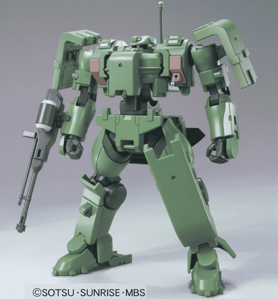 Gundam 00 1/144 High Grade Tieren Ground Type Pose 1