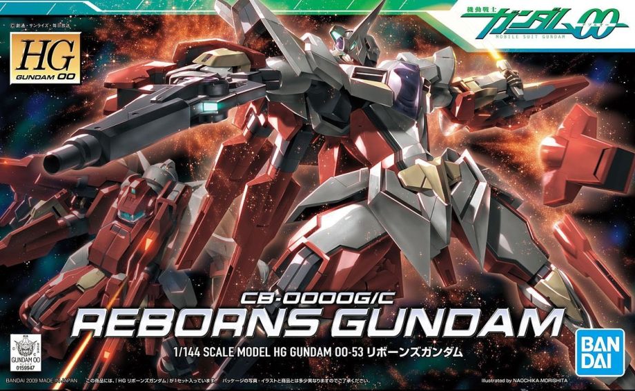Gundam 00 1/144 High Grade Reborns Gundam Box