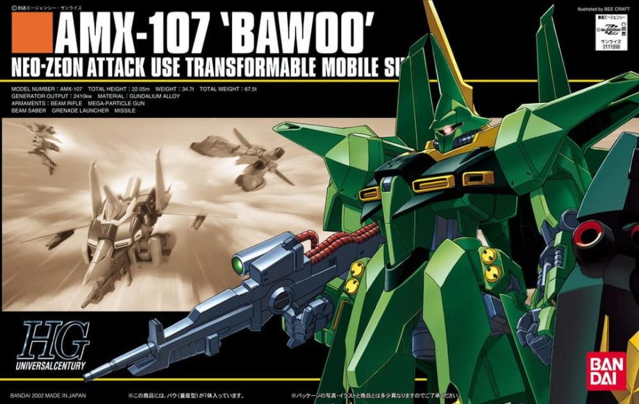 Gundam Universal Century 1/144 High Grade Bawoo Production Type Box