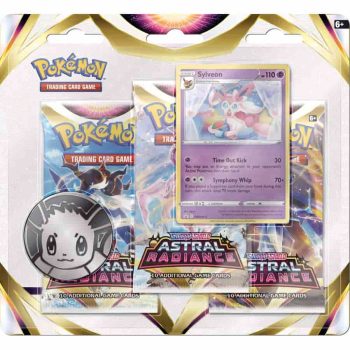 Pokemon TCG Sword And Shield Astral Radiance Three Booster Blister