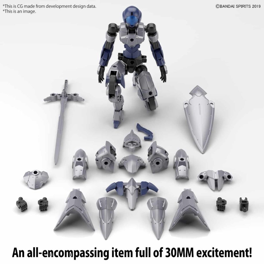 30 Minute Missions 1/144 eEXM-A9k Spinatio Knight Type Pose 5
