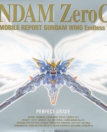 Gundam Wing 1/60 Perfect Grade Wing Gundam Zero Custom Box