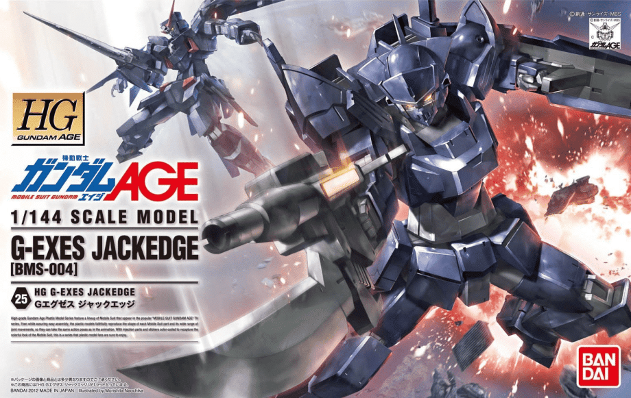 Gundam AGE 1/144 High Grade BMS-004 G-Exes Jack Edge Box