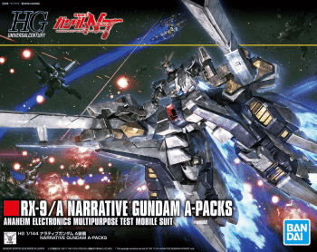 Gundam Universal Century 1/144 High Grade Narrative Gundam A-Packs Box