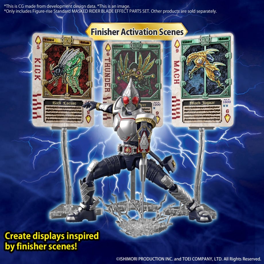 Kamen Rider Blade Effect Parts Set Figure-Rise Standard Pose 2