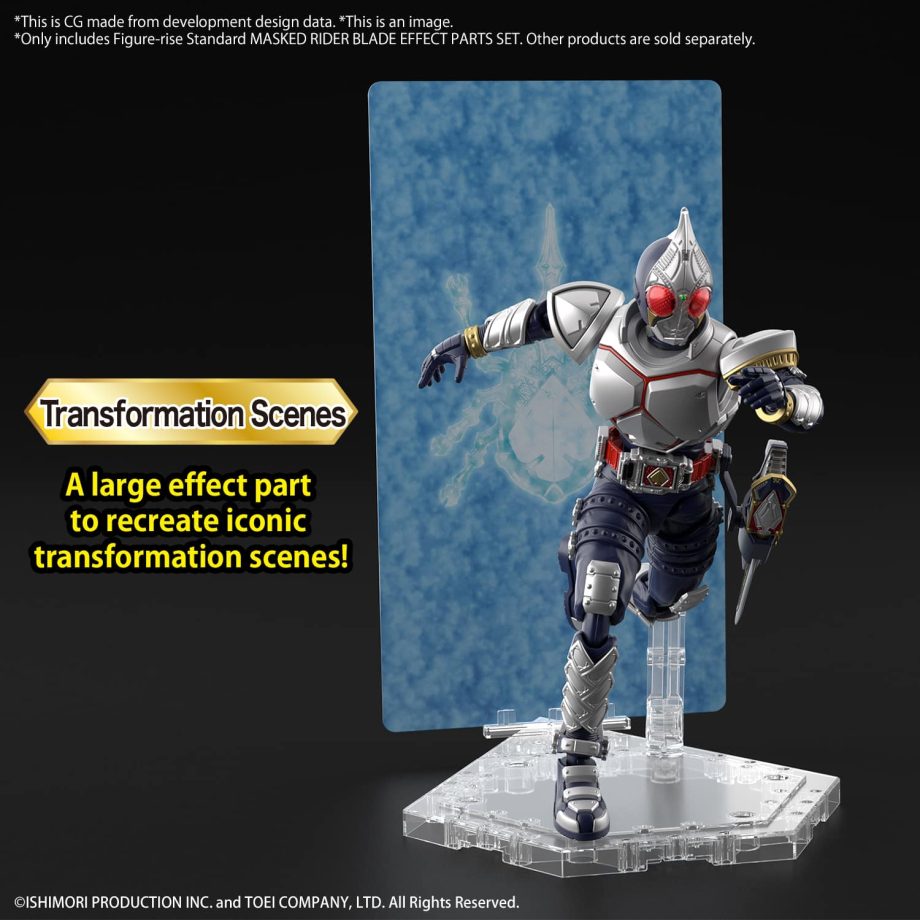 Kamen Rider Blade Effect Parts Set Figure-Rise Standard Pose 4