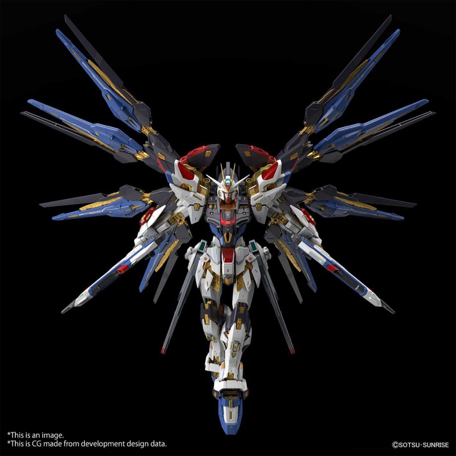 Gundam Seed 1/100 Master Grade EXTREME Strike Freedom Gundam Pose 7