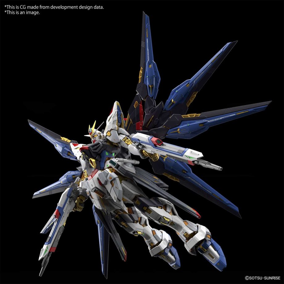 Gundam Seed 1/100 Master Grade EXTREME Strike Freedom Gundam Pose 11