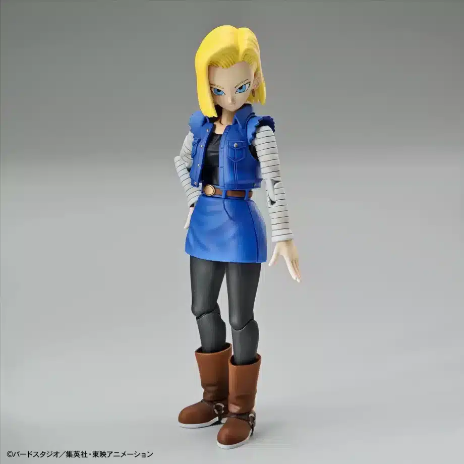 Dragon Ball Z Android 18 Figure Rise Kit Package Renewal Version Pose 1