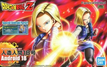 Dragon Ball Z Android 18 Figure Rise Kit Package Renewal Version Box