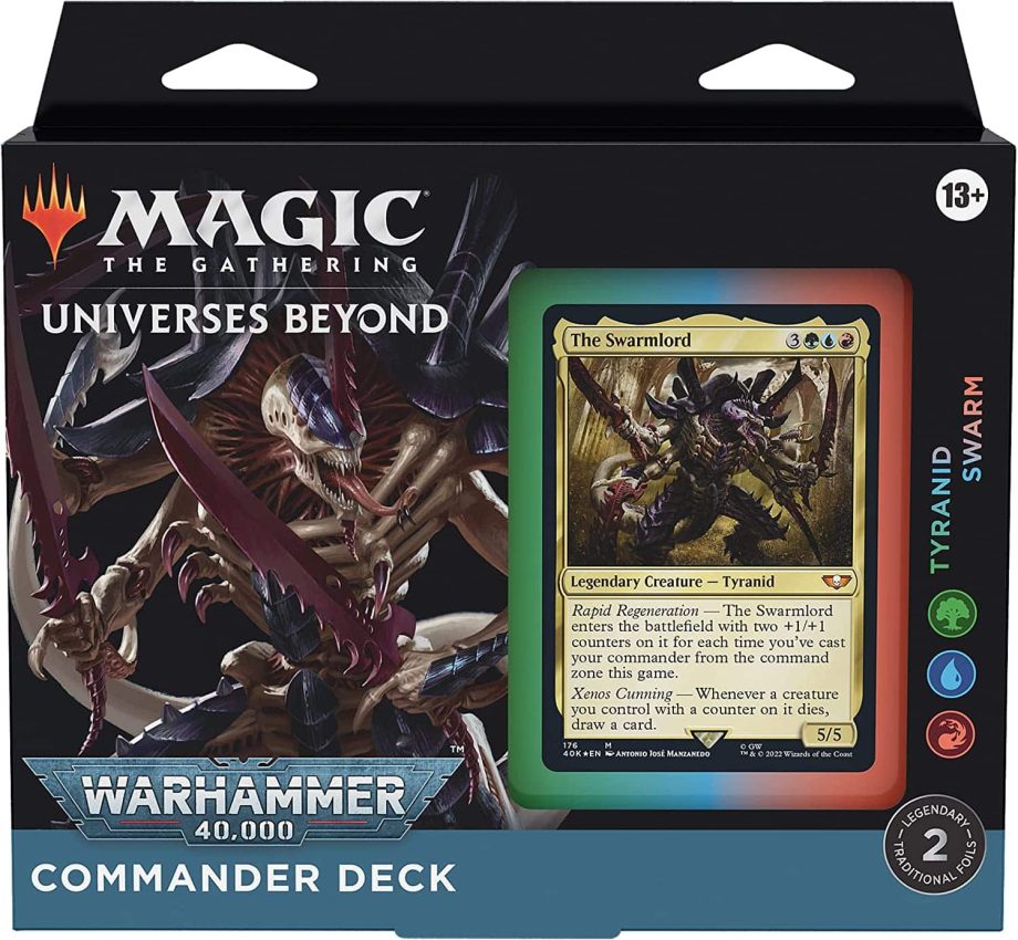 Magic The Gathering Warhammer 40000 Commander Deck Tyranid Swarm