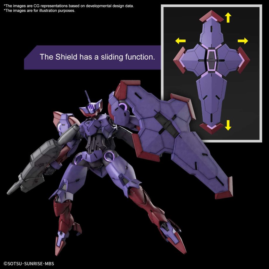 Gundam The Witch from Mercury 1/144 High Grade Beguir-Pente Pose 5
