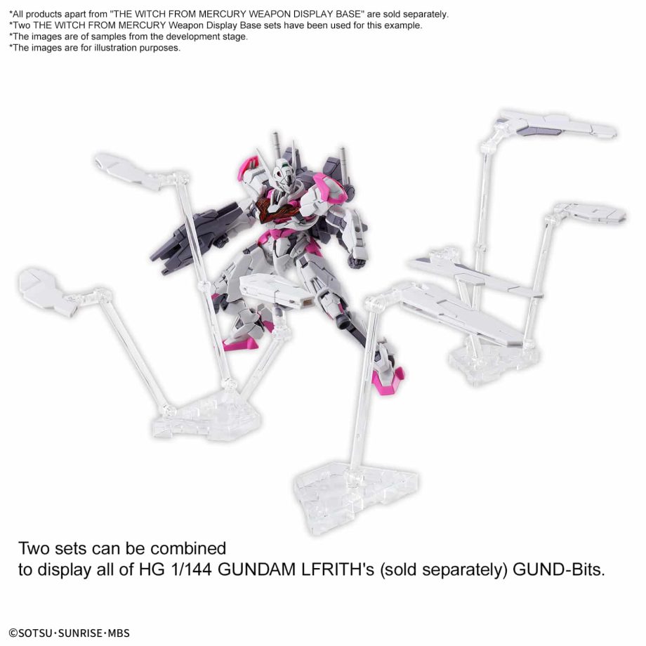 Gundam The Witch from Mercury 1/144 High Grade Weapon Display Base Pose 6