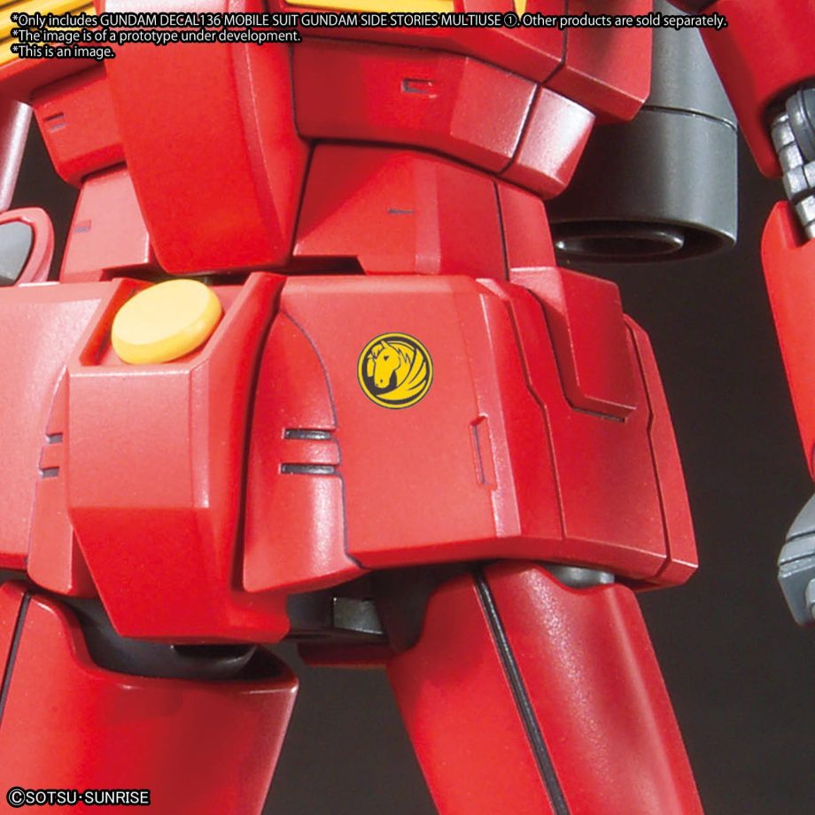 Gundam Decal 1/144 Gundam Side Stories Multiuse 1 No. 136 Pose 3