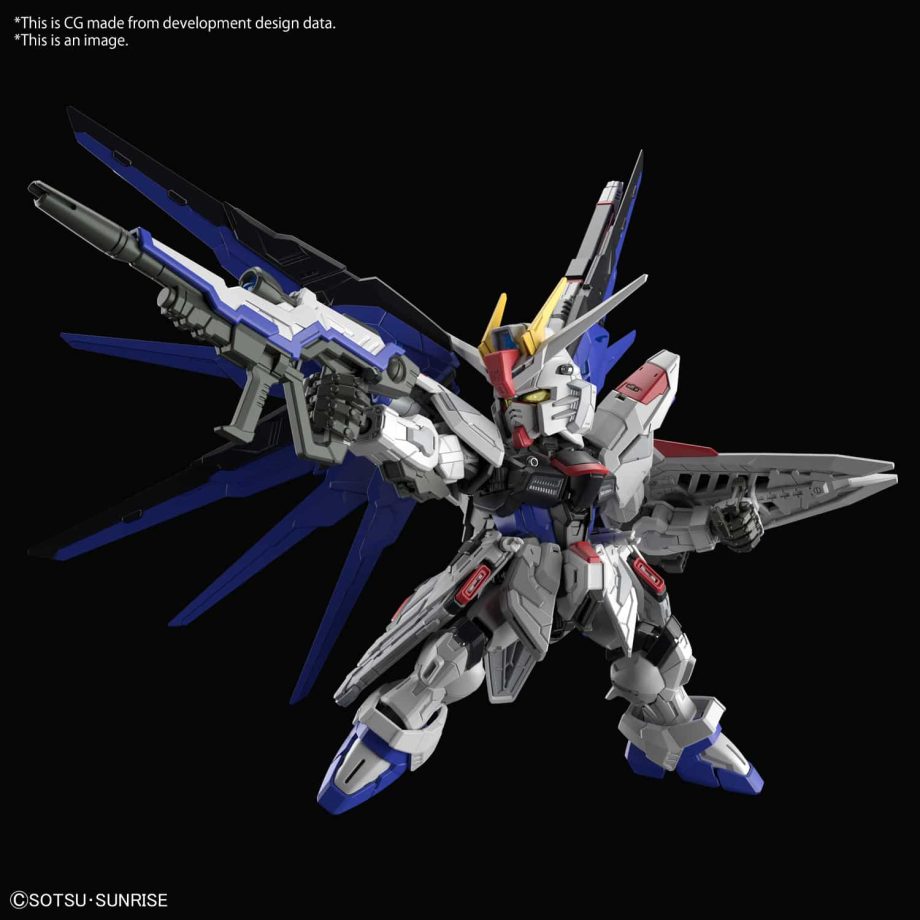 Gundam Master Grade SD Freedom Gundam Pose 4