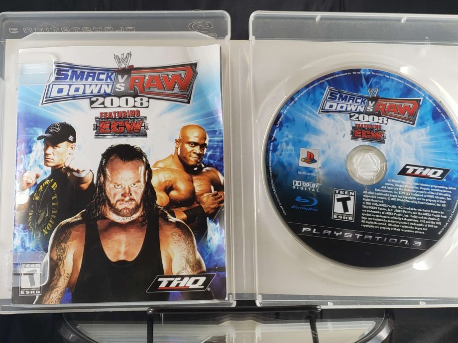 WWE Smackdown VS Raw 2008 Disc