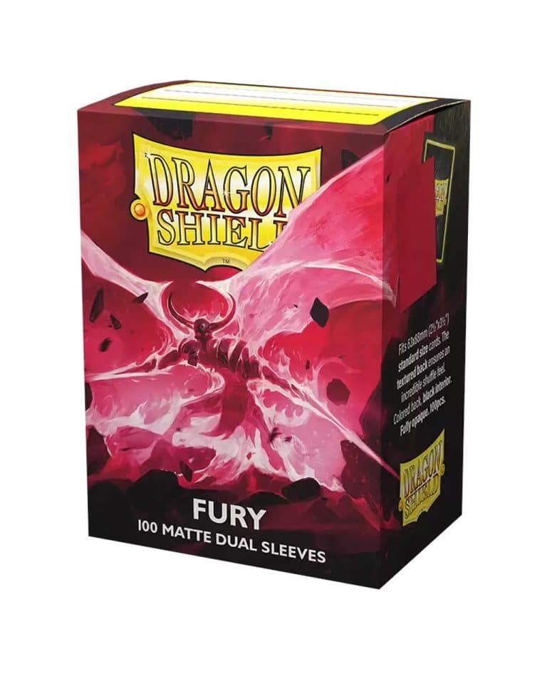 Dragon Shield Dual Sleeves Matte Fury Pose 1
