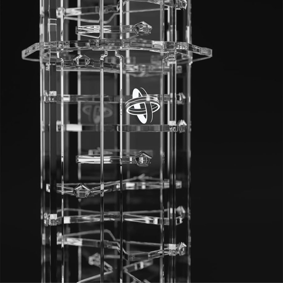 Crystal Twister Premium Dice Tower Pose 5