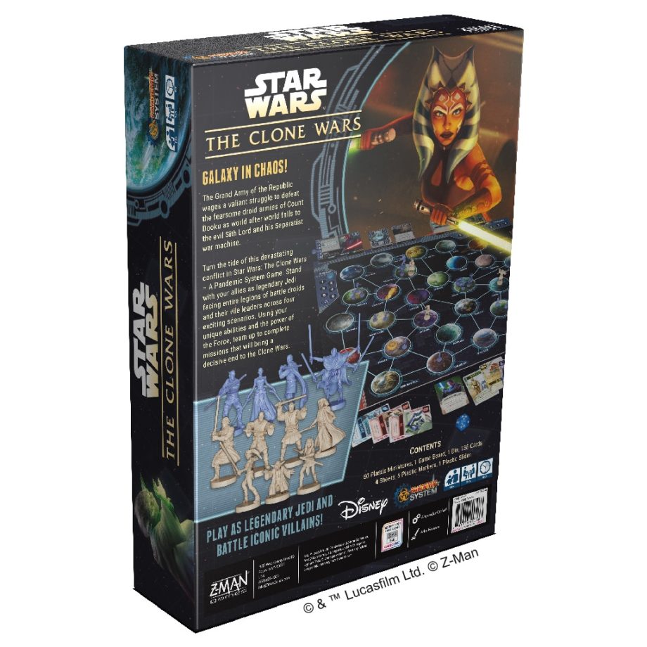 Star Wars The Clone Wars A Pandemic System Game Pose 2