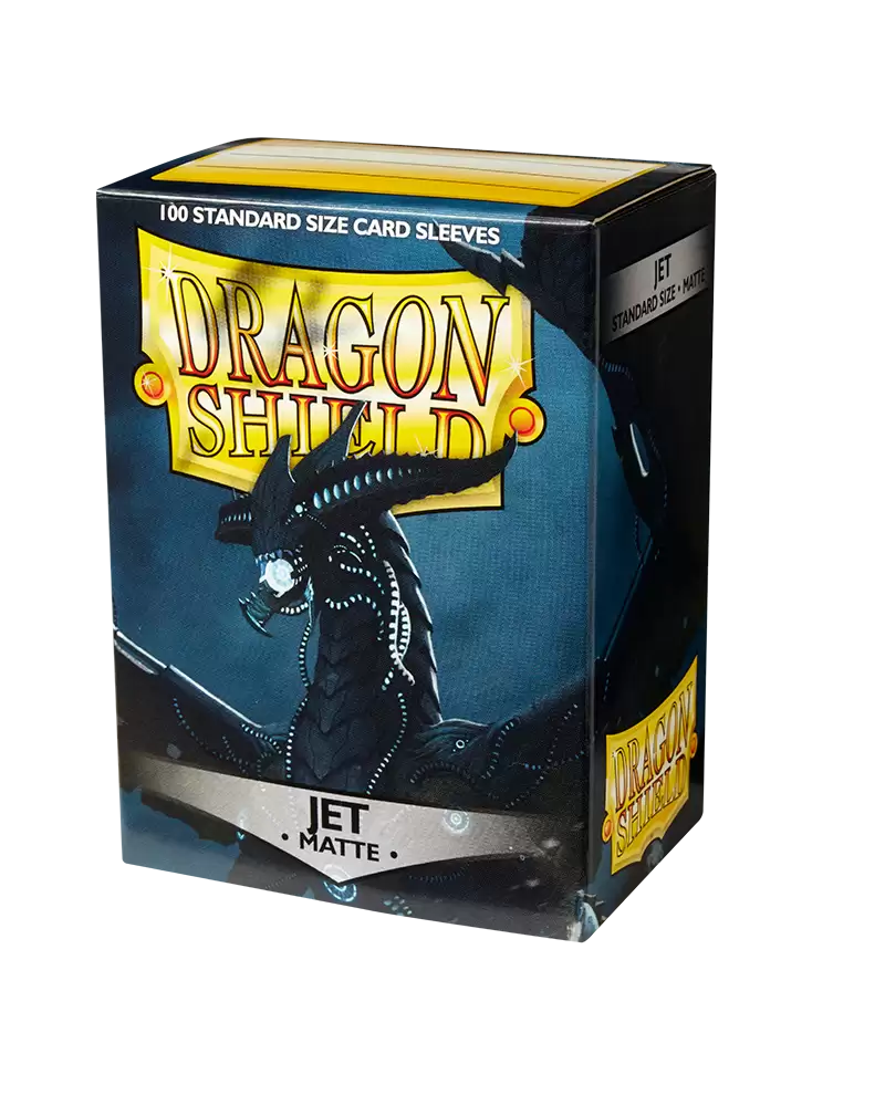 Dragon Shield Sleeves Matte Jet Pose 3