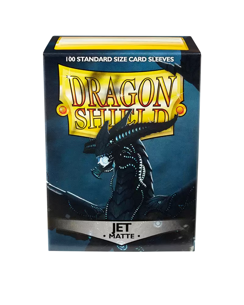 Dragon Shield Sleeves Matte Jet Pose 4