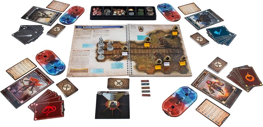 Gloomhaven Jaws Of The Lion With Removeable Sticker Set & Map Pose 5