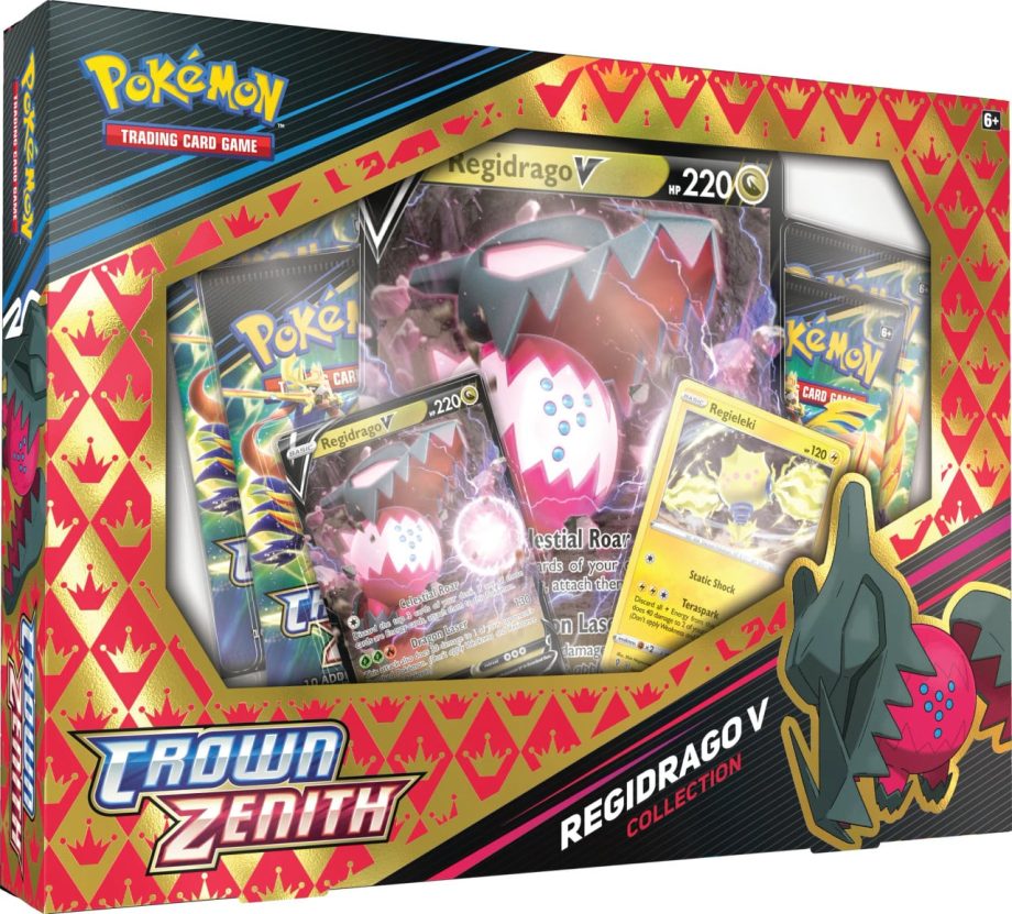 Pokemon TCG Crown Zenith Regidrago V Collection Box