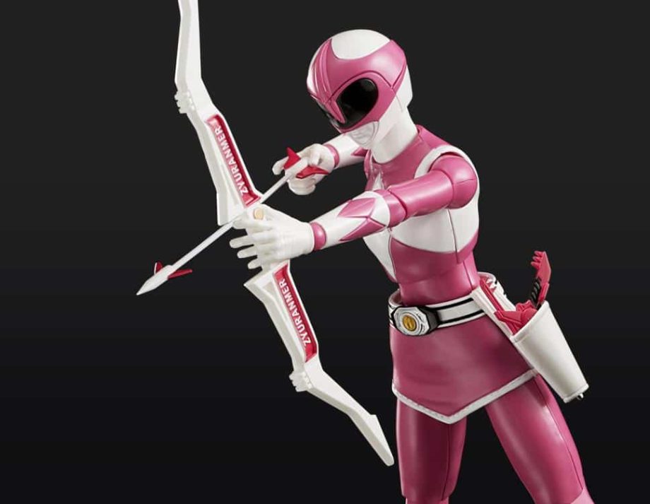 Mighty Morphin Power Rangers Furai Pink Ranger Model Kit Pose 5